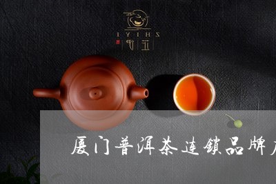 厦门普洱茶连锁品牌店/2023080144946