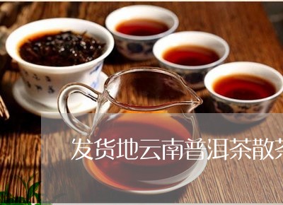 发货地云南普洱茶散茶/2023062461683