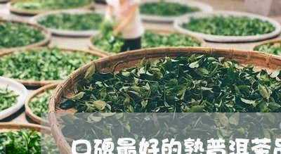 口碑最好的熟普洱茶品牌/2023081423137