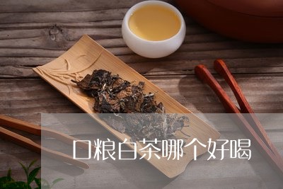 口粮白茶哪个好喝/2023061549472