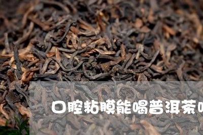 口腔粘膜能喝普洱茶吗/2023092775361