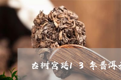 古树宫廷13年普洱茶/2023062371715