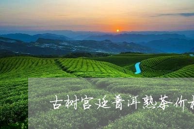 古树宫廷普洱熟茶价格/2023061336269