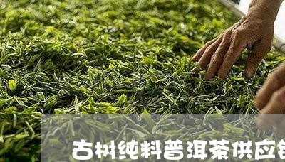 古树纯料普洱茶供应链/2023061542626