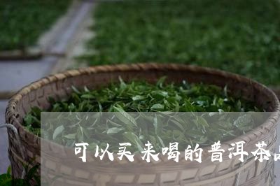 可以买来喝的普洱茶品种/2023110106837