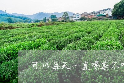 可以每天一直喝茶不喝白水吗/2023052675825