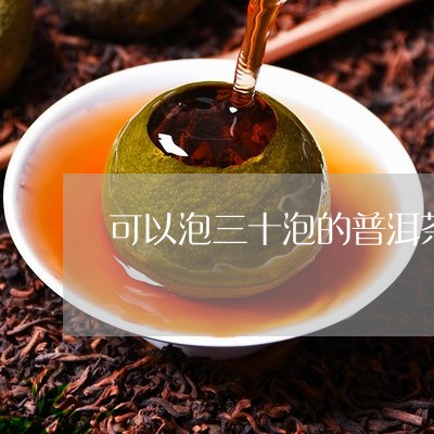 可以泡三十泡的普洱茶/2023092984905