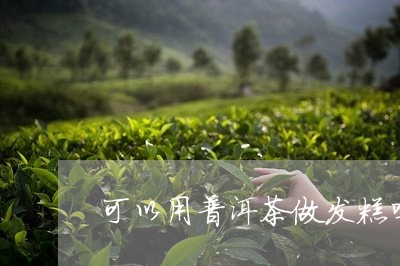 可以用普洱茶做发糕吗/2023061696040