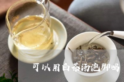 可以用白茶汤泡脚吗/2023071645270