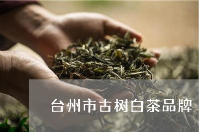 台州市古树白茶品牌/2023121750492