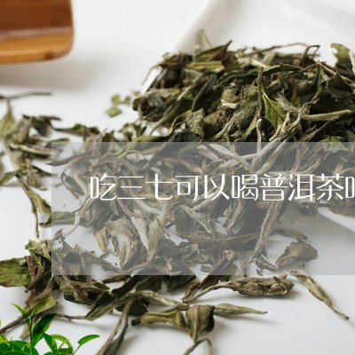 吃三七可以喝普洱茶吗/2023062214935