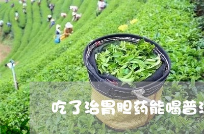 吃了治胃胆药能喝普洱茶吗/2023051091828