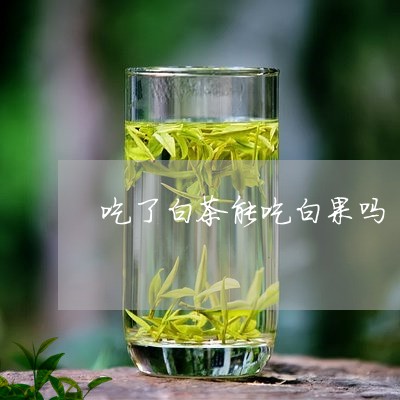 吃了白茶能吃白果吗/2023121735947