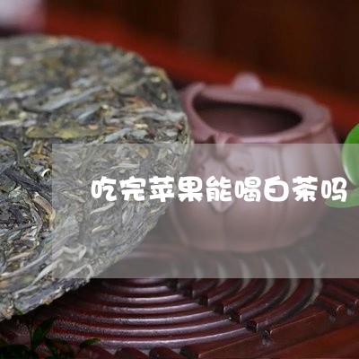 吃完苹果能喝白茶吗/2023071579482