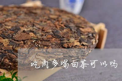 吃肉多喝白茶可以吗/2023081305817