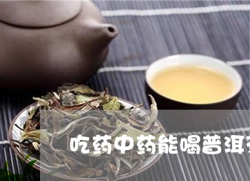 吃药中药能喝普洱茶吗/2023061863816