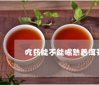 吃药能不能喝熟普洱茶/2023062098560