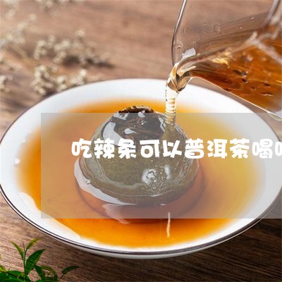 吃辣条可以普洱茶喝吗/2023092860470