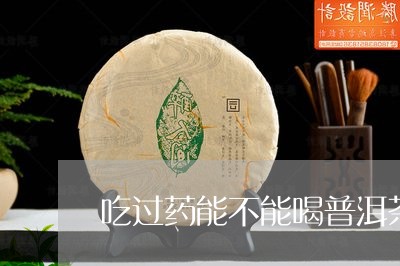 吃过药能不能喝普洱茶/2023063004138