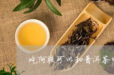 吃阿胶可以和普洱茶吗/2023062392716