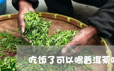 吃饭了可以喝普洱茶吗/2023072461482