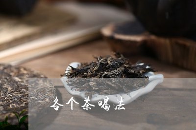 各个茶喝法/2023090229713