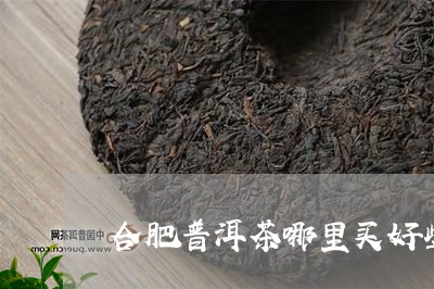 合肥普洱茶哪里买好些啊/2023082922593