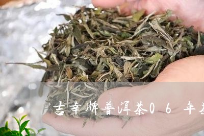 吉幸牌普洱茶06年茶/2023062428371