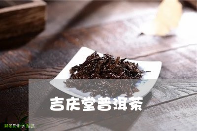 吉庆堂普洱茶/2023042790305