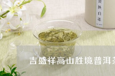 吉盛祥高山胜境普洱茶/2023093001504