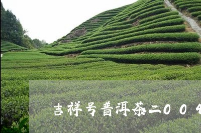 吉祥号普洱茶二004年价格/2023082981401