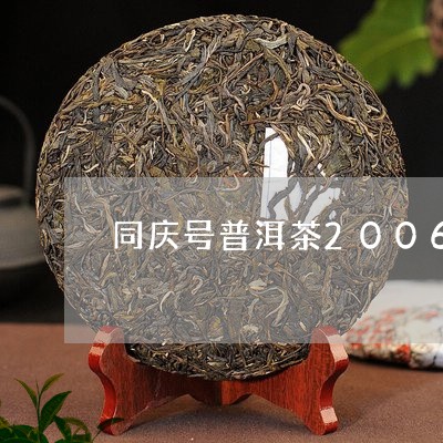 同庆号普洱茶2006/2023100712937