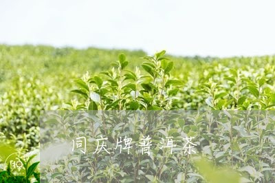 同庆牌普洱茶/2023042845405