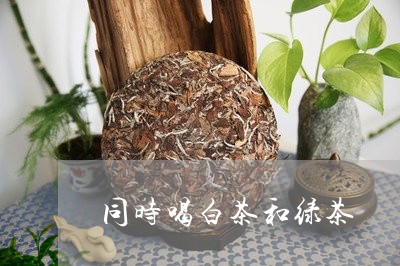 同时喝白茶和绿茶/2023061366169