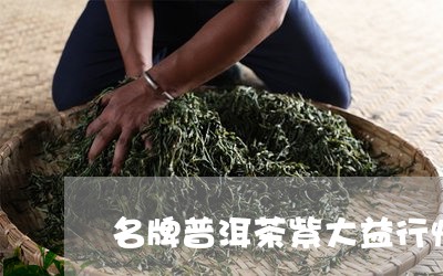 名牌普洱茶紫大益行情/2023072428289