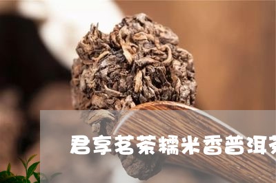 君享茗茶糯米香普洱茶/2023062206281