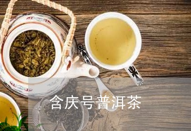 含庆号普洱茶/2023042952597