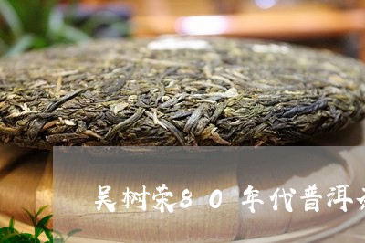 吴树荣80年代普洱茶/2023092641057