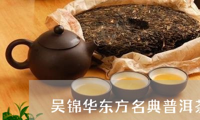 吴锦华东方名典普洱茶/2023062337137