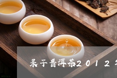 呆子普洱茶2012年/2023062849470