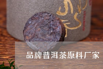 品牌普洱茶原料厂家/2023091519370