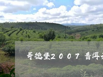 哥德堡2007普洱茶/2023062810717