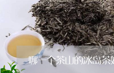 哪一个茶山的冰岛茶好/2023061199483