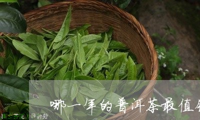 哪一年的普洱茶最值钱/2023061431725