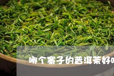 哪个寨子的普洱茶好喝/2023080106178