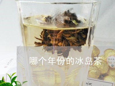 哪个年份的冰岛茶/2023092202815