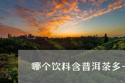 哪个饮料含普洱茶多一些/2023082725725