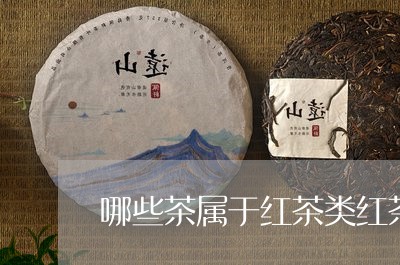 哪些茶属于红茶类红茶的代表茶名称/2023060437681