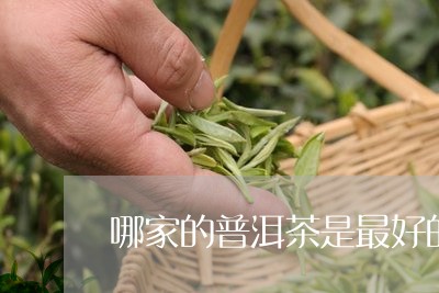 哪家的普洱茶是最好的/2023072409472