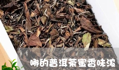 哪的普洱茶蜜香味浓/2023071008470